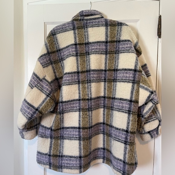 Zara Plaid Shacket - Picture 2 of 3